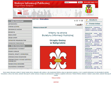 Tablet Screenshot of bip.baligrod.pl